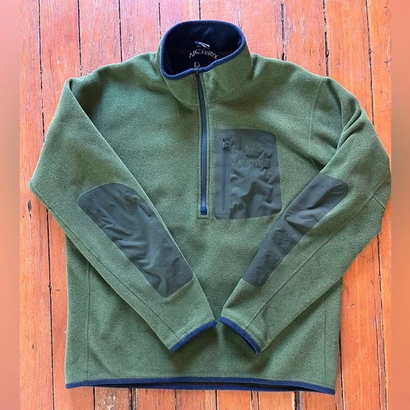 Veste Arc'teryx Apache-AR Polartec Tweed - Homme Petit (S), Noir, Polaire, Rare